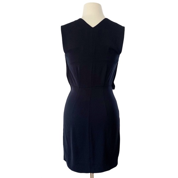 All Saints black navy wrap dress size 0 - Picture 5 of 7